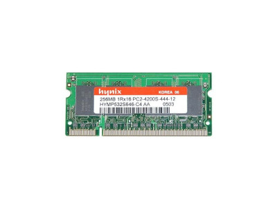 Памет за лаптоп DDR2 256MB PC2-4200 HYMP532S646 HYNIX